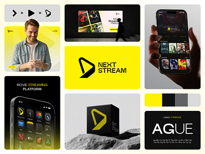 Movie Streaming Logo Design | Media & Entertainment Branding brand brand design brand identity brand logo branding creative design film logo logo logo design logodesign media logo next logo play logo streaming logo video logo video player logo