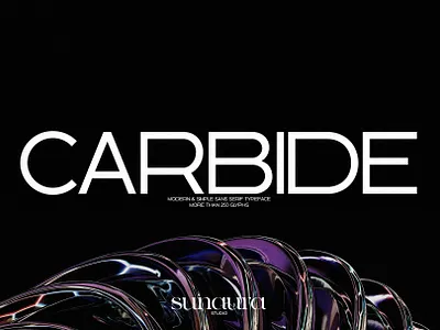 Carbide - Modern & Simple Sans Serif aura carbide family font fonts free logo logotype moon sans schrifted serif sun type typeface