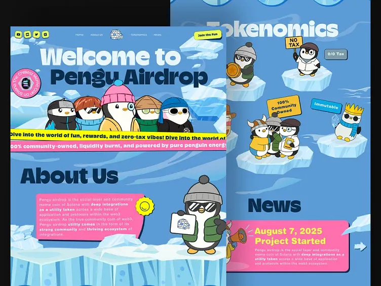 Example of Crypto & Web3 Landing Page Design