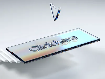 Click Animation - 3D Motion Visuals 3d 3d asset 3d explainer animation application blender branding button animation components design glass button glass ui illustration minimal motion graphics product demo video product teaser product trainer ui web design