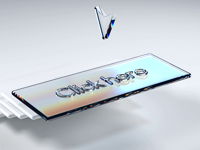 Click Animation - 3D Motion Visuals 3d 3d asset 3d explainer animation application blender branding button animation components design glass button glass ui illustration minimal motion graphics product demo video product teaser product trainer ui web design