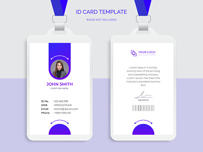 Office Id Card Designs, Themes, Templates And Downloadable Graphic Elements  On Dribbble