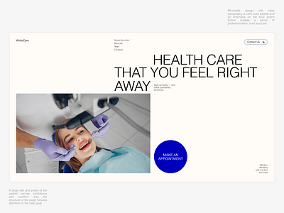 Landing Page for Dental Clinic branding design development site graphic design illustration landing page site ui website
