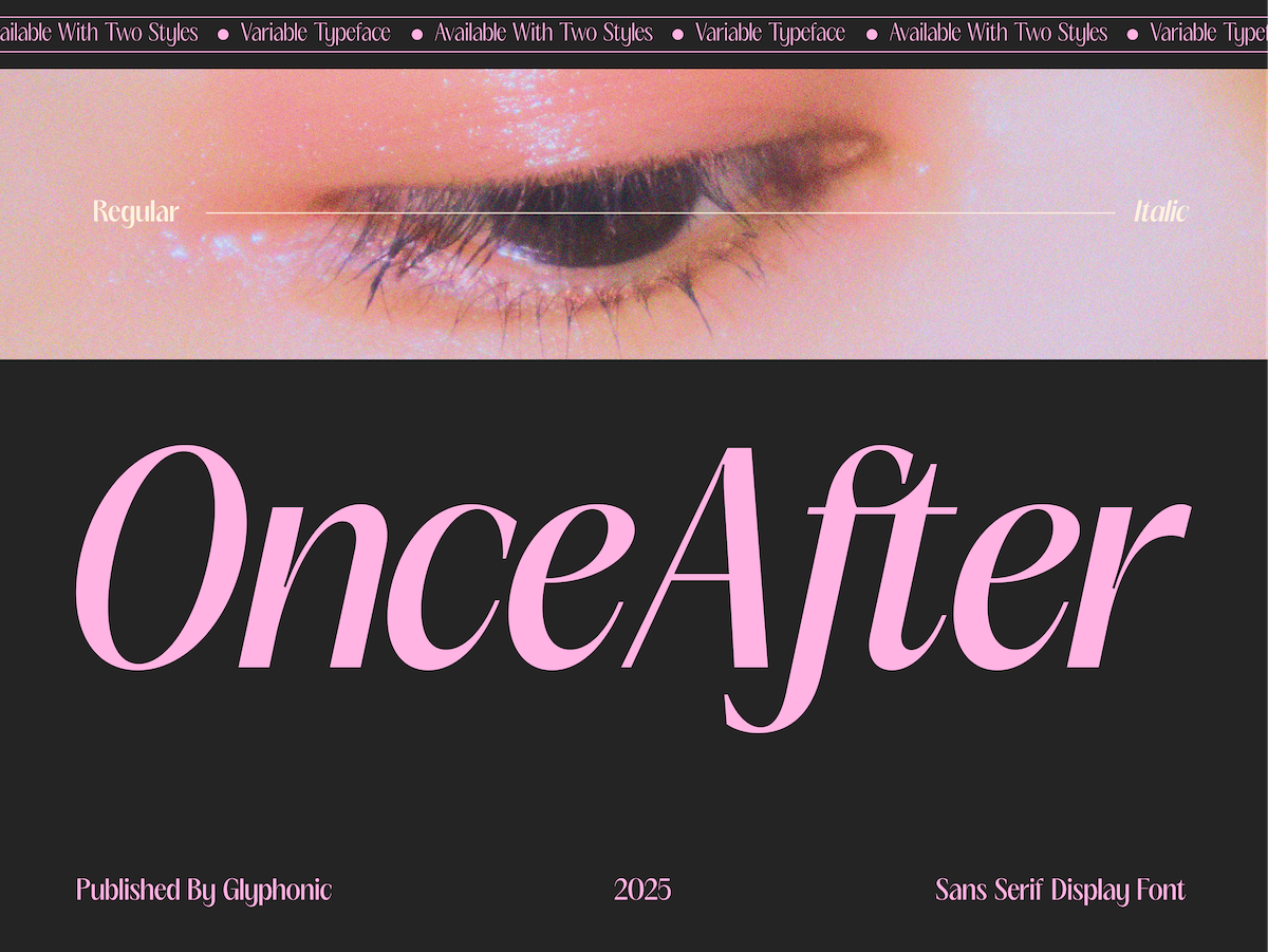 GC Once After - Display Sans beauty branding clean corporate design display elegant elegant font font glyph glyphonic graphic design luxury magazine minimalist modern sans serif typeface typography