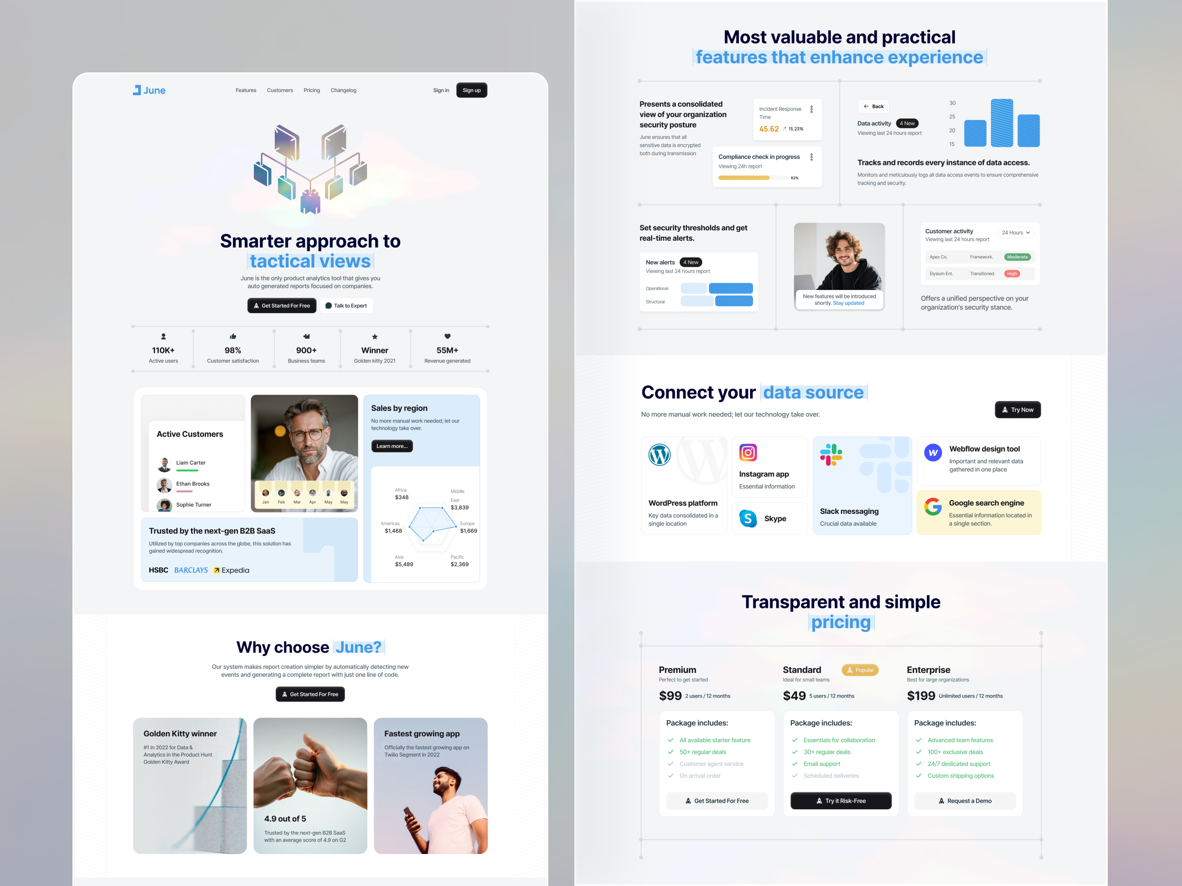 CRM Software Landing Page business management ui client management ui crm crm landing page crm ui enterprise software ui marketing crm ui minimal web design modern uiux responsive web ui saas landing page saas ui design sales dashboard ui ui ui ux exploration user experience ux