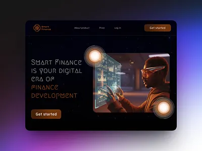 SmartFinance - e-banking banking futuristic graphic design ui ux