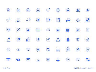 Blue Glass Effect by Xnix Pro branding designinspiration designresources filledicons glass icons gumroad iconpack icons iconset outlinedicons pictograms ui icons uidesign vectoricons xnix xnix pro