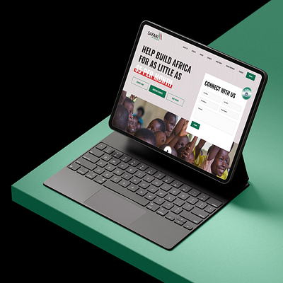 Charity Template branding charity charity website children clean design donate donation fundraising helping child landing page logo modern nonprofit orphanage safari mission sponsor a child uiux webflow