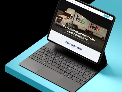Logistics and transportation Website. branding clean company delivery design freight freight transportation landing page logistic logo modern package delivery shipping service shipping services sigma transport template transportation uiux webflow