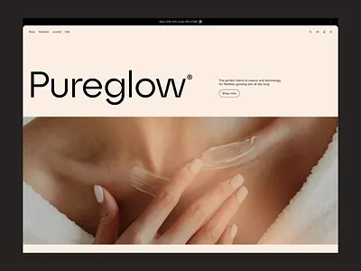 E-Commerce Website Design for Skincare Brand animation beauty brand commerce cosmetic brand e commerce e commerce website product page design product showcase shopify design shopify store skincare brand skincare shop web web design