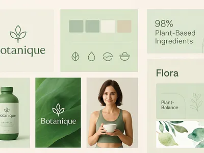 Botanique Logo & Branding Design branding design graphic design logo logo design minimalist logo vector