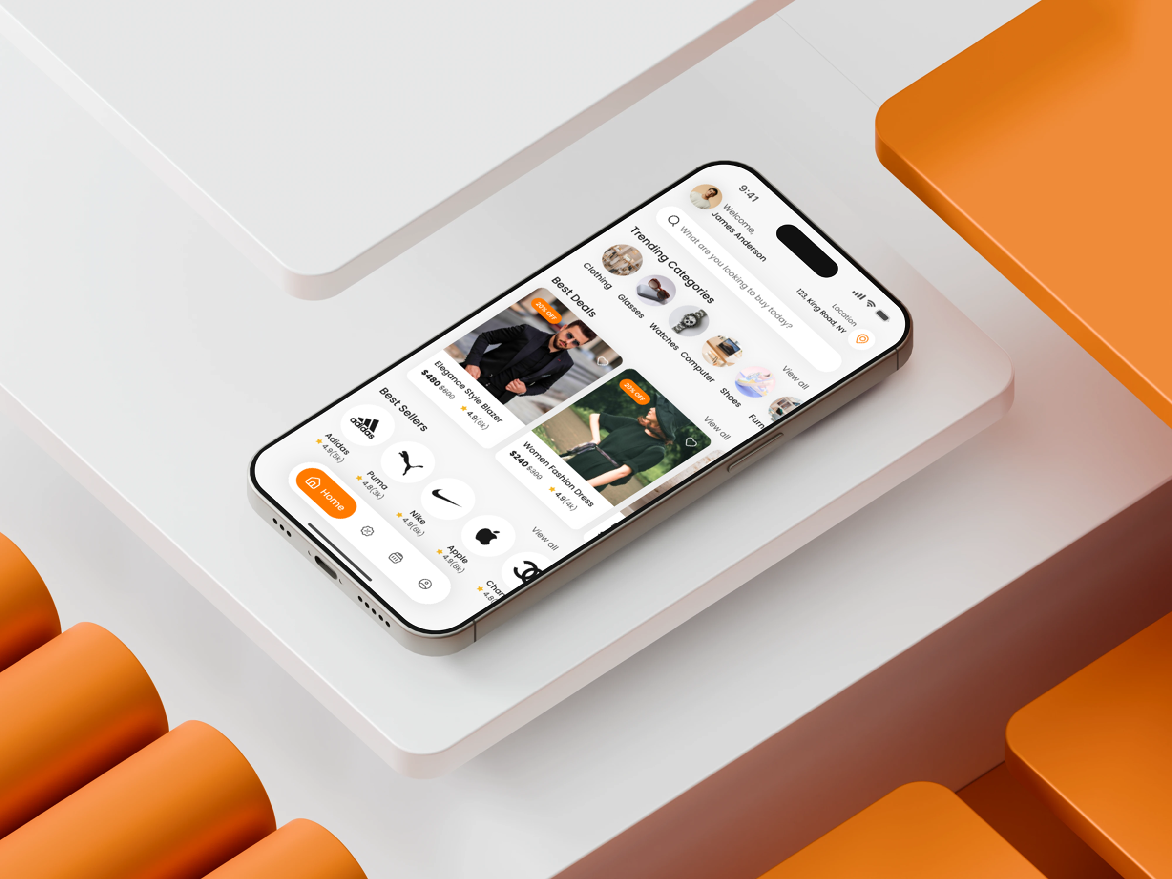 Example of E Commerce Marketplace Mobile App Design