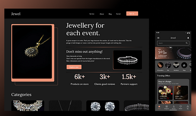 Jewel App | Jewellery for each event. 2 app design design holasharanya jewel jewellery ui ux web design