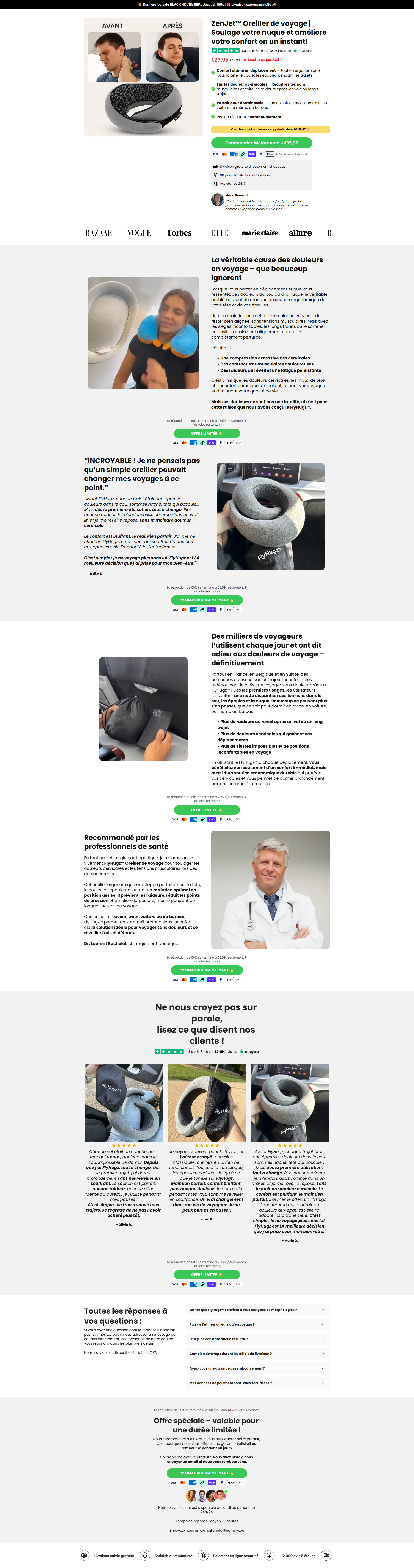 Jet™ Oreiller - Funnelish buy funnelish template design designing funnel funnel funnelbuilder funnelish funnelish template