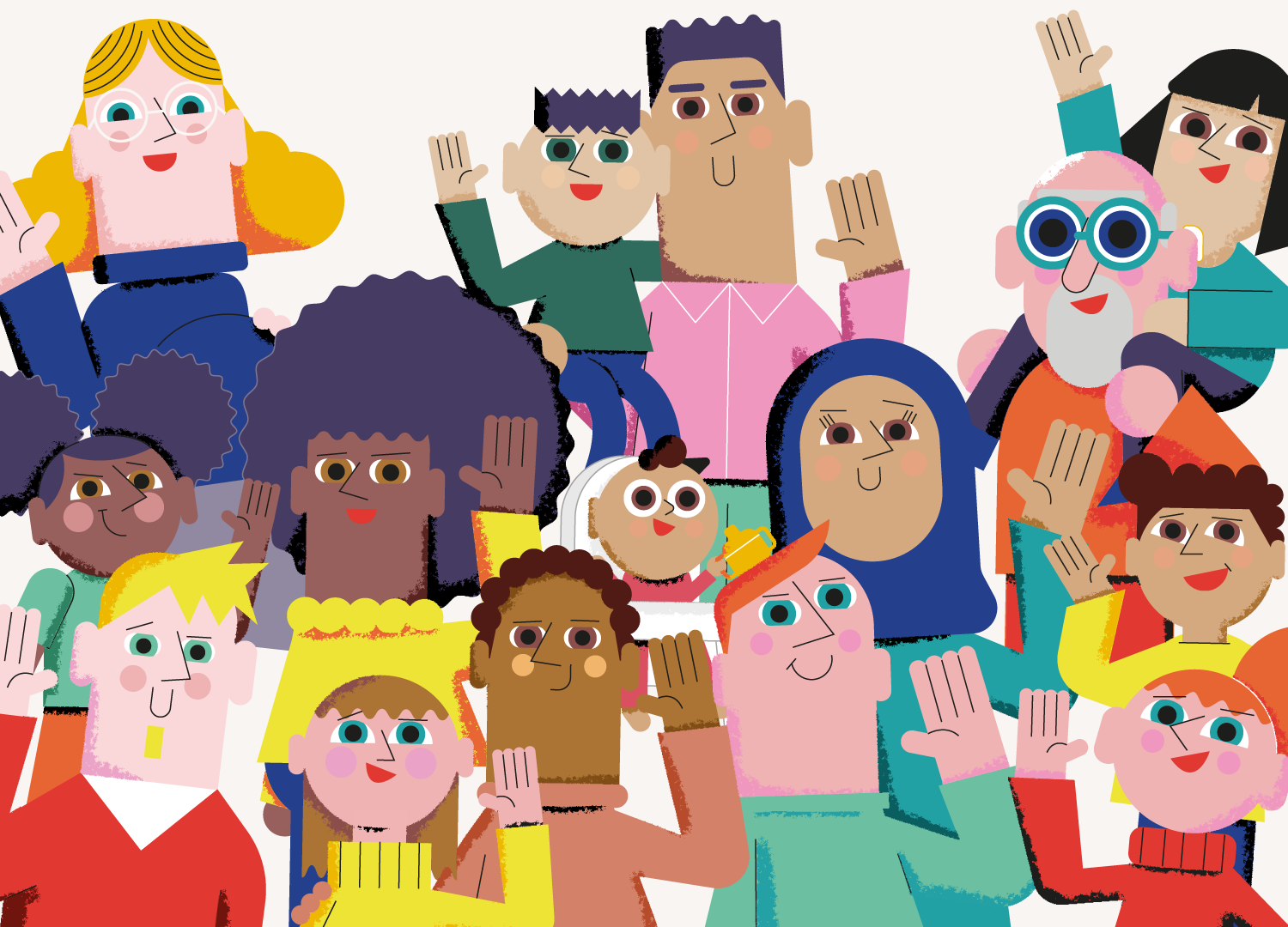 Unplugged Tots 2d art children computing design education graphic design illustration illustrator kids raspberry pi technology vector