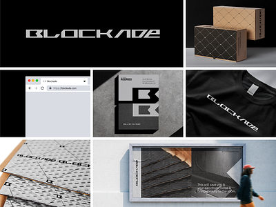 Blockade© brand identity brandmark braning creative design grid ideas logo logo maker logotype mat mat brand modern new brand nextmahamud presentaion startup symbol typography vector