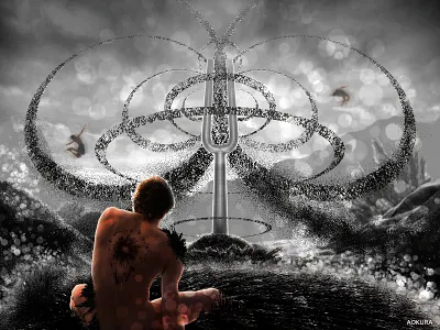 ˗ˏˋ 𝐈 𝐑 𝐎 𝐍 𝐒 𝐀 𝐍 𝐃 ˎˊ˗ black boy echo gay graphic design gray grey illustration iron sand ironsand magnet magnetic metal particle photoshop queer ripple sound tuning fork vibration