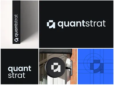 Quantstrat logo design brand brand identity branding icon identity logo logo design logo mark logodesign logotype modern logo q q logo symbol vector