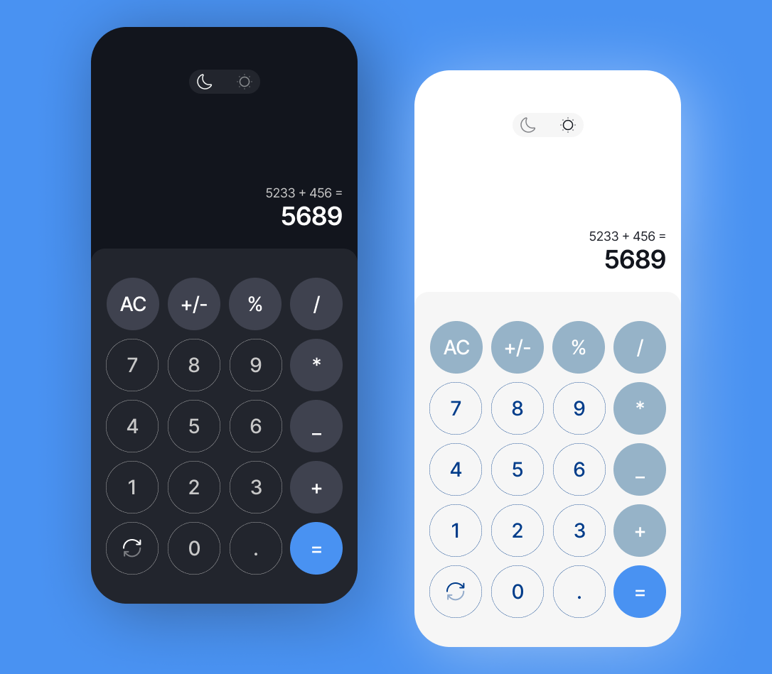 Day 10 - Calculator app UI by Bright Akowuah on Dribbble