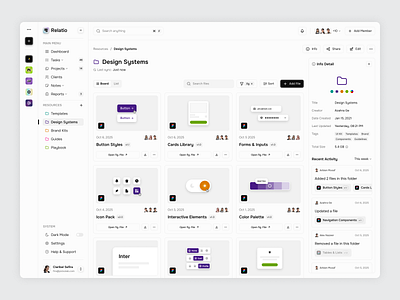 Project Management Dashboard - Resource Page card dashboard design management manager minimal modern project project management project management dashboard resource schedule task task manager task manager dashboard to do list ui ui design ux design website