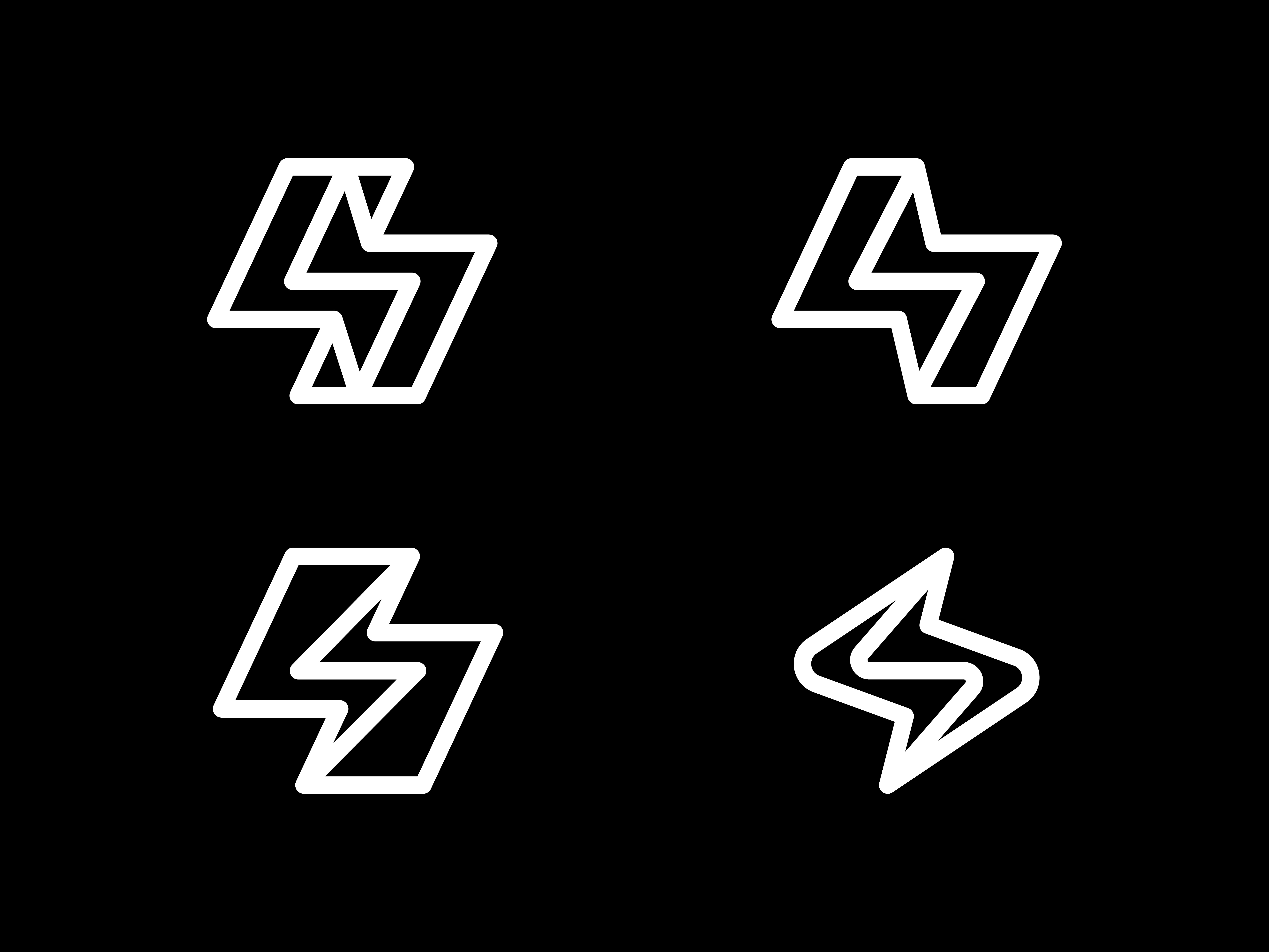 S Letter Lightning Bolt Logo – Monogram Spark Icon Design bolt logo branding creative lightning bolt logo logo s letter logo s logo s logo mark s mark s symbol simple spark logo spark logo mark