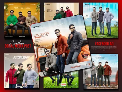 creative ad social media post design advertising visual identity brand identity clothing creative creative design ads graphic designer portfolio social media post