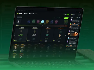 Case Battles battle ui box template case battles case open case template casino design casino template game interface game pvp game ui gaming gaming design leaderboard lottery mystery box mystery box design mystery case pve pvp spin