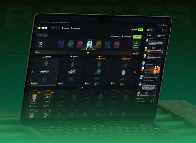 Case Battles battle ui box template case battles case open case template casino design casino template game interface game pvp game ui gaming gaming design leaderboard lottery mystery box mystery box design mystery case pve pvp spin