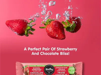 Package Design - Healthy Crunch a content amazon listing brand identity brand package brand strategy branding candy bar design granola graphic design infographics modern ui