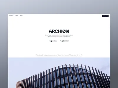 Web Design for Architectural and Construction Company construction company website web web design website design