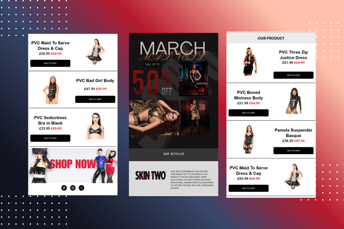 Example of Modern & Responsive Email Template 