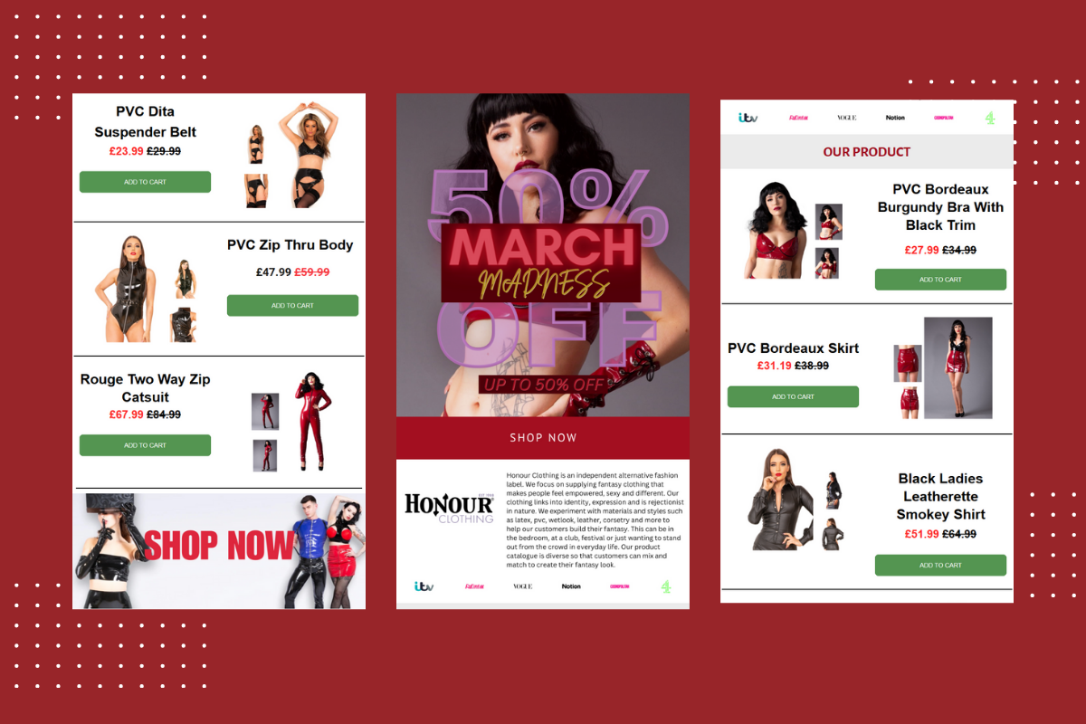 Example of Modern & Responsive Email Template