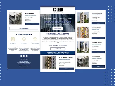 Edison Real Estate Email Design branding email template business newsletter canva email template conversion email design creative email designer custom html email e commerce email design email marketing designer email template design figma email design high converting email html email developer klaviyo designer mailchimp expert marketing email design modern email layout newsletter design professional newsletter responsive email design ui ux email design