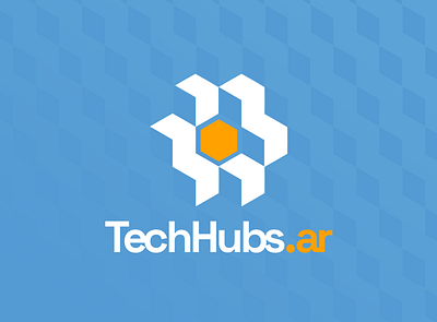 Digital Identity for TechHub .logo argentina identity