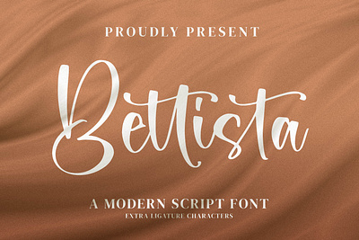 Bettista - Modern Script Font retro