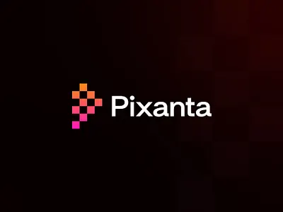 Abstract Letter P and Pixel, Pixel Logo, Tech, Startup branding business logo creative logo custom logo fintech logo letter p logo design lettermark logo modern logo p pixel logo p abstract logo p letter logo design p logo p logo design p minimal logo p modern logo pixel logo redesing tech logo