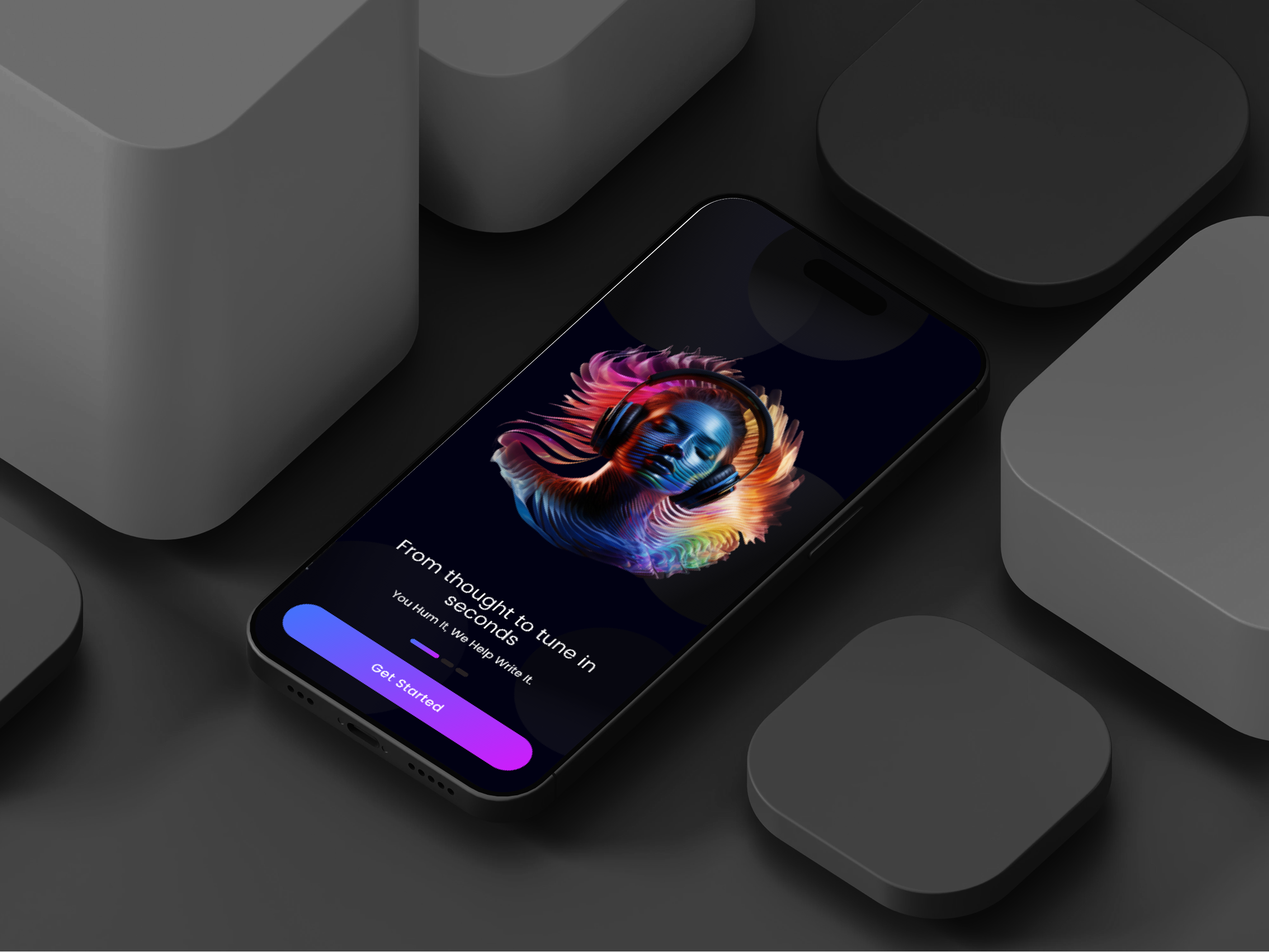 Lyrics & Song Generator Mobile App aiinspiration aimusicapp appconceptdesign mobileux musiccreation songwriterapp ui