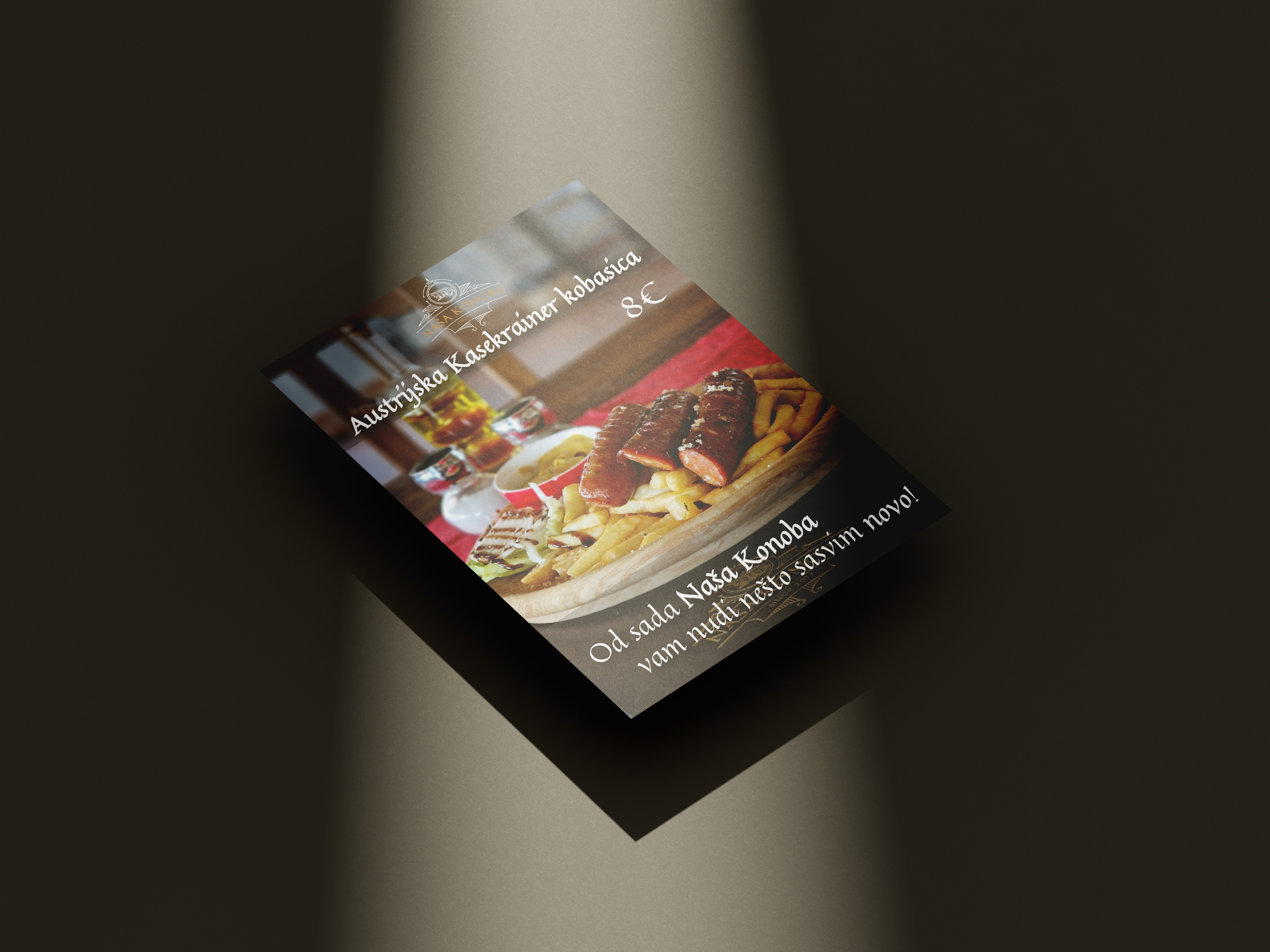 Flyer - Naša Konoba advertising behance branding creative design designer dribbble eventflyer flyer flyerdesign flyerdesigns flyers food graphic design marketing modernflyer print template