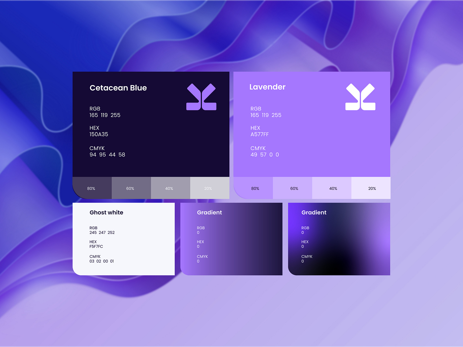 Color System — Modern Purple UI Palette by ideapeel on Dribbble