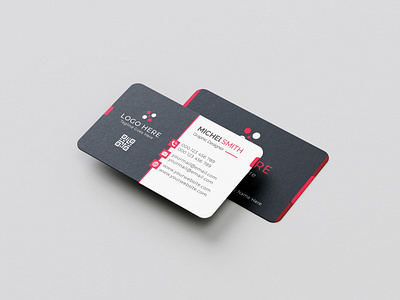 Business Card Template advertising graphic design modern