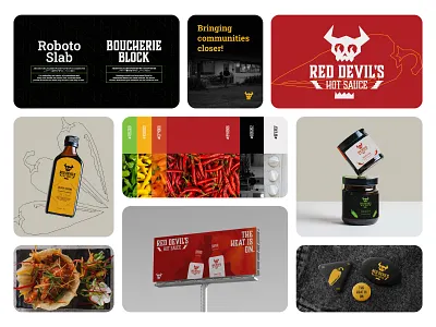 Red Devil's Hot Sauce - Branding bottle brand designer brand identity branding graphic design illustration illustrator label label design logo logo design logo designer mockup packaging packaging design photoshop typography ui vector visual identity