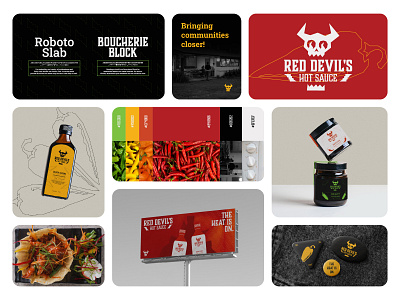 Red Devil's Hot Sauce - Branding bottle brand designer brand identity branding graphic design illustration illustrator label label design logo logo design logo designer mockup packaging packaging design photoshop typography ui vector visual identity