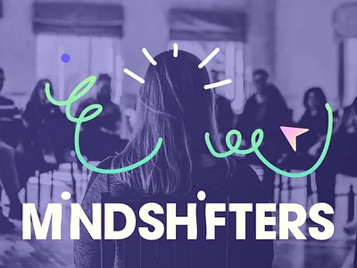 Mind shifters Brand Identity adaptive branding brand illustration cheerful brand colorful colorful web creative direction dynamic logo edtech education fun branding growth design kinetic typography learning logo system pattern playful playful logo playful website variable logo visual identity