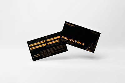 Sunny Days Membership Card Design branding design graphic design