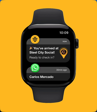 Bumble In-Person Mixers bumble mobile product design watch