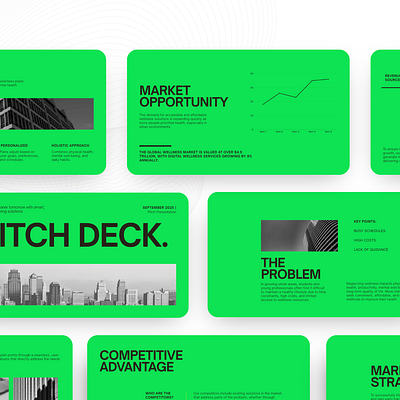 pitch deck presentation design