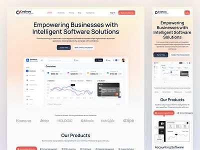 Finance Management SaaS Website UI/UX Design dashboard ui finance finance management fintech landing page product design saas saas website ui components ui design uiux web web app web design website website redesign