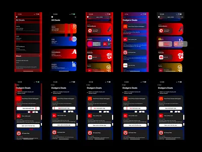 Home Plate Deals iOS App Figma Guides app baseball deals dodgers figma home home plate deals ios iphone mlb mobile native plate sports swift swiftui ui ux