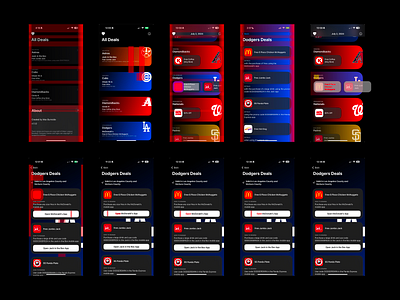 Home Plate Deals iOS App Figma Guides app baseball deals dodgers figma home home plate deals ios iphone mlb mobile native plate sports swift swiftui ui ux