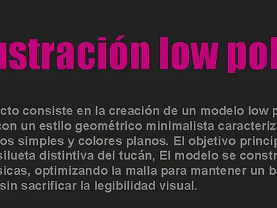 ilustración low poly